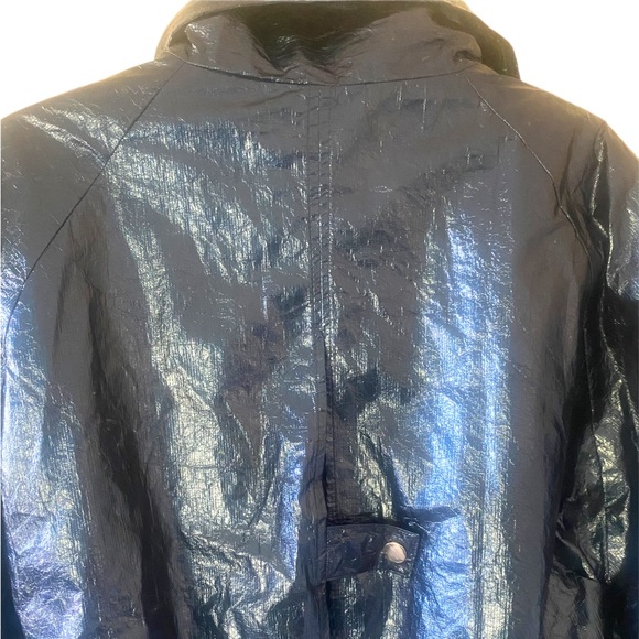 Urban Outfitters Retro Anorak Metallic Dark Blue Jacket - Picture 8 of 11